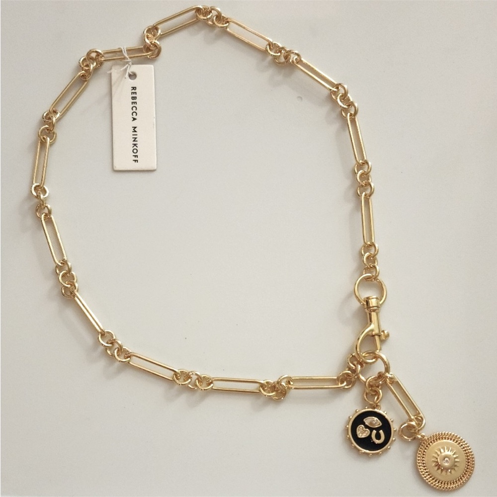 Rebecca Minkoff charm necklace new with tags $138